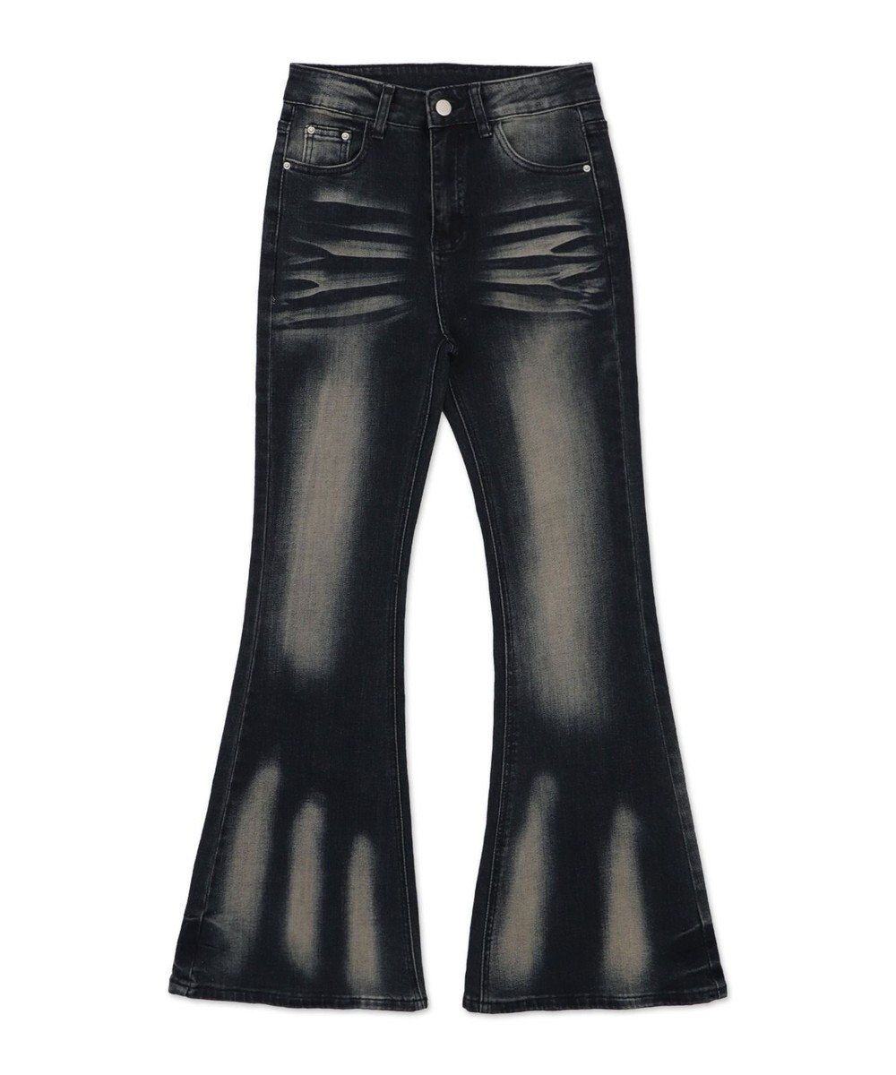 WEGO ブラストストフレアデニムパンツ 