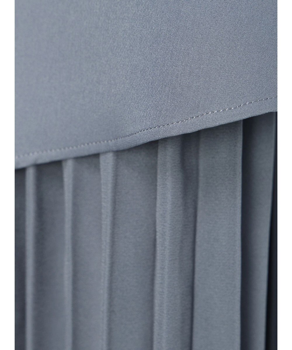 earth music&ecology プリーツドッキングスカート 