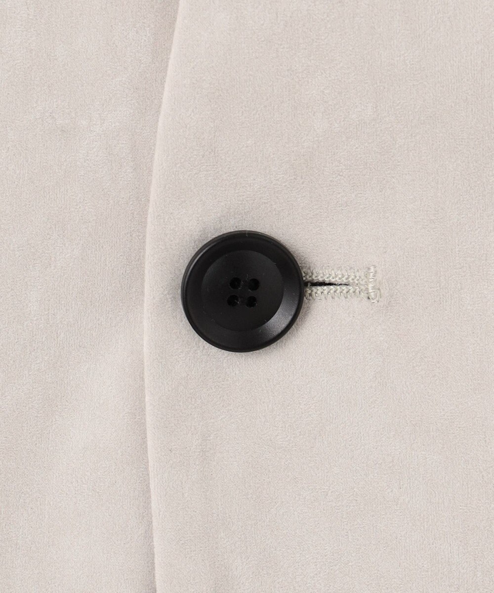 ICB 【洗える】ストレッチスエード ジレ 