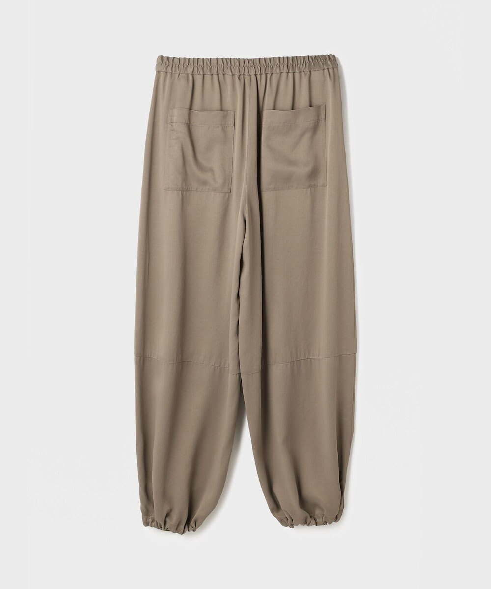 GRACE CONTINENTAL マットサテンバレルパンツ 