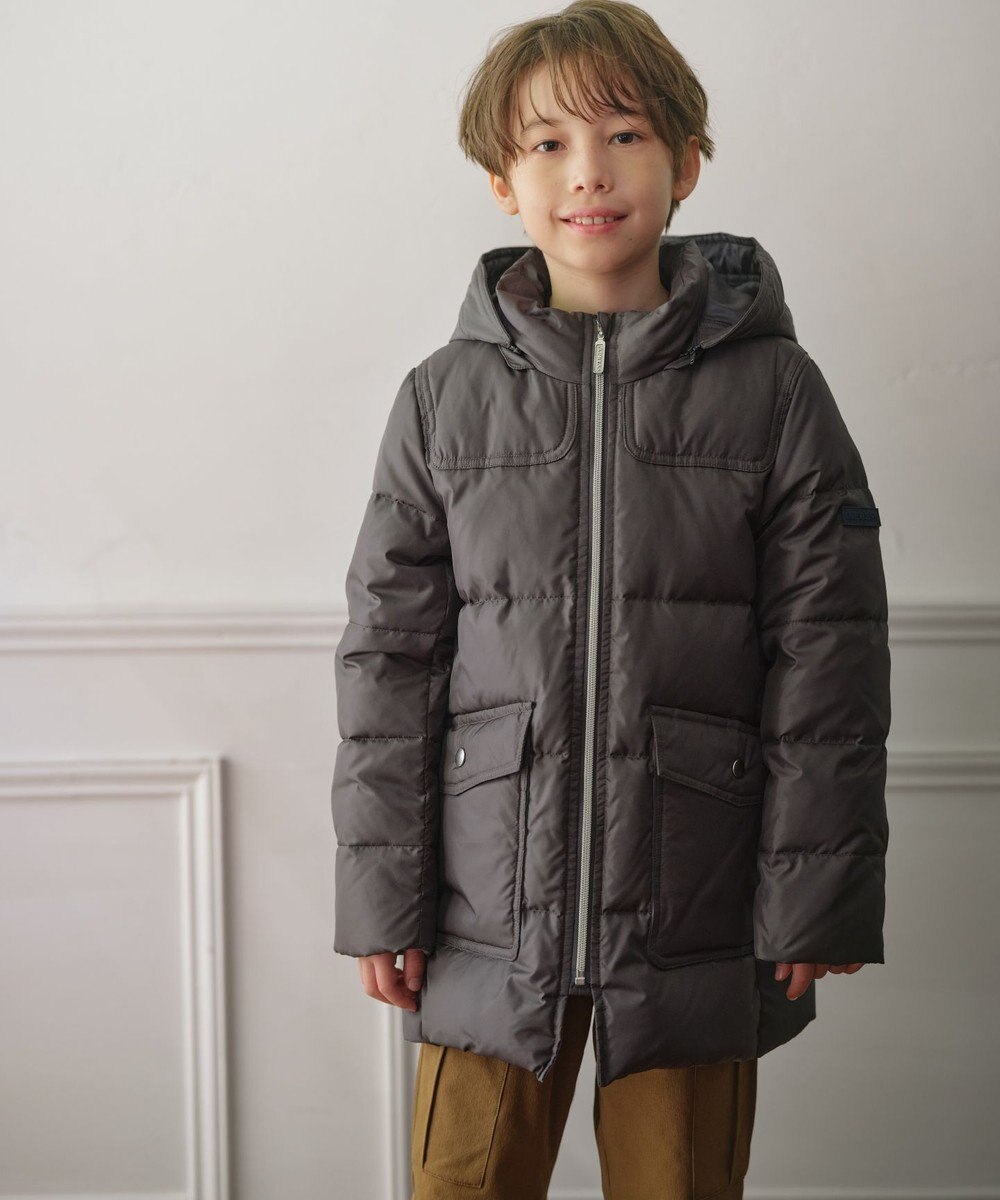 J.PRESS KIDS 【140-170cm】【撥水】50Dタフタ ダウンコート 