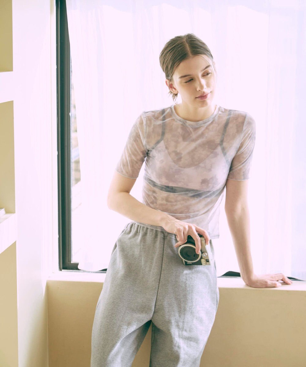 une nana cool 綿ベア天竺 カラーブロッキング ノンワイヤーブラジャー 