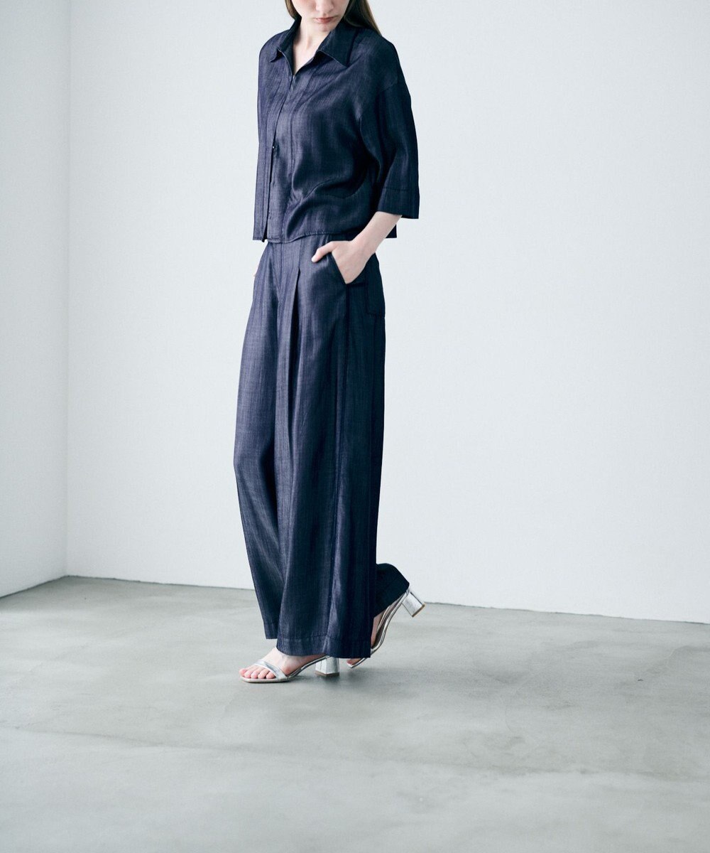 uncrave リヨセルデニム ワイドパンツ 