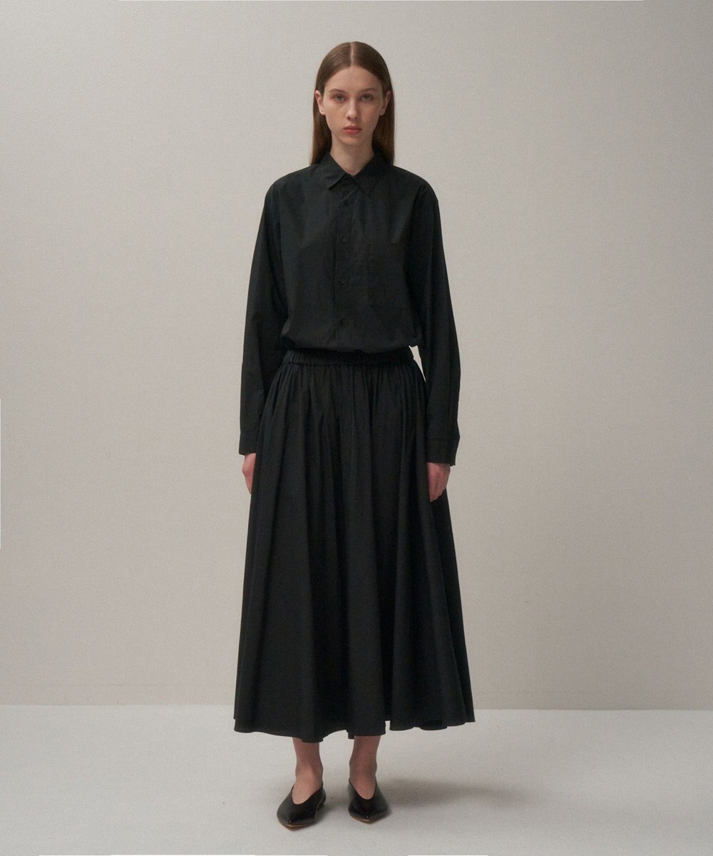 ATON NATURAL DYED COTTON LAWN | スタンダードシャツ 