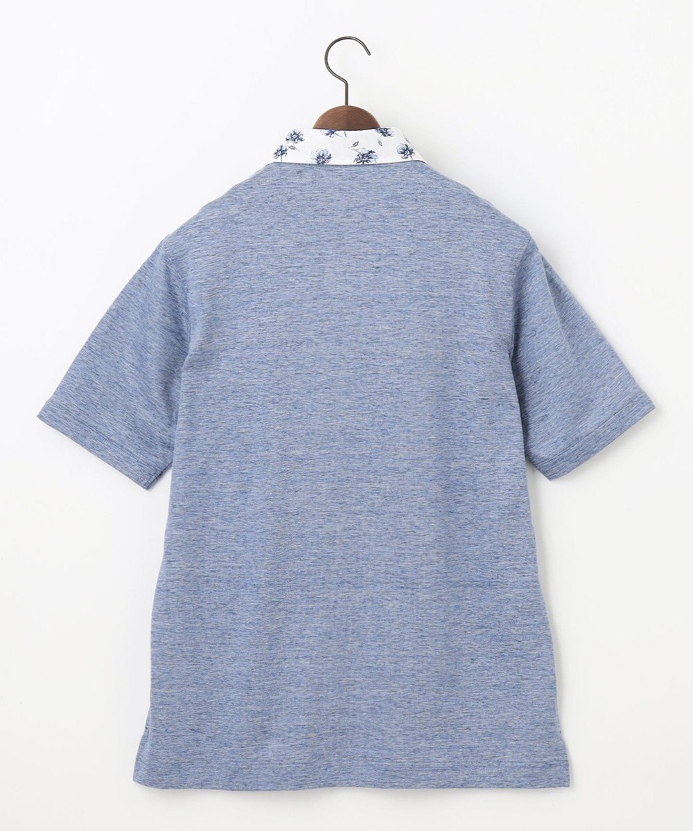 JOSEPH ABBOUD 【リネン素材/清涼感/吸水速乾】リネン天竺 ポロシャツ 