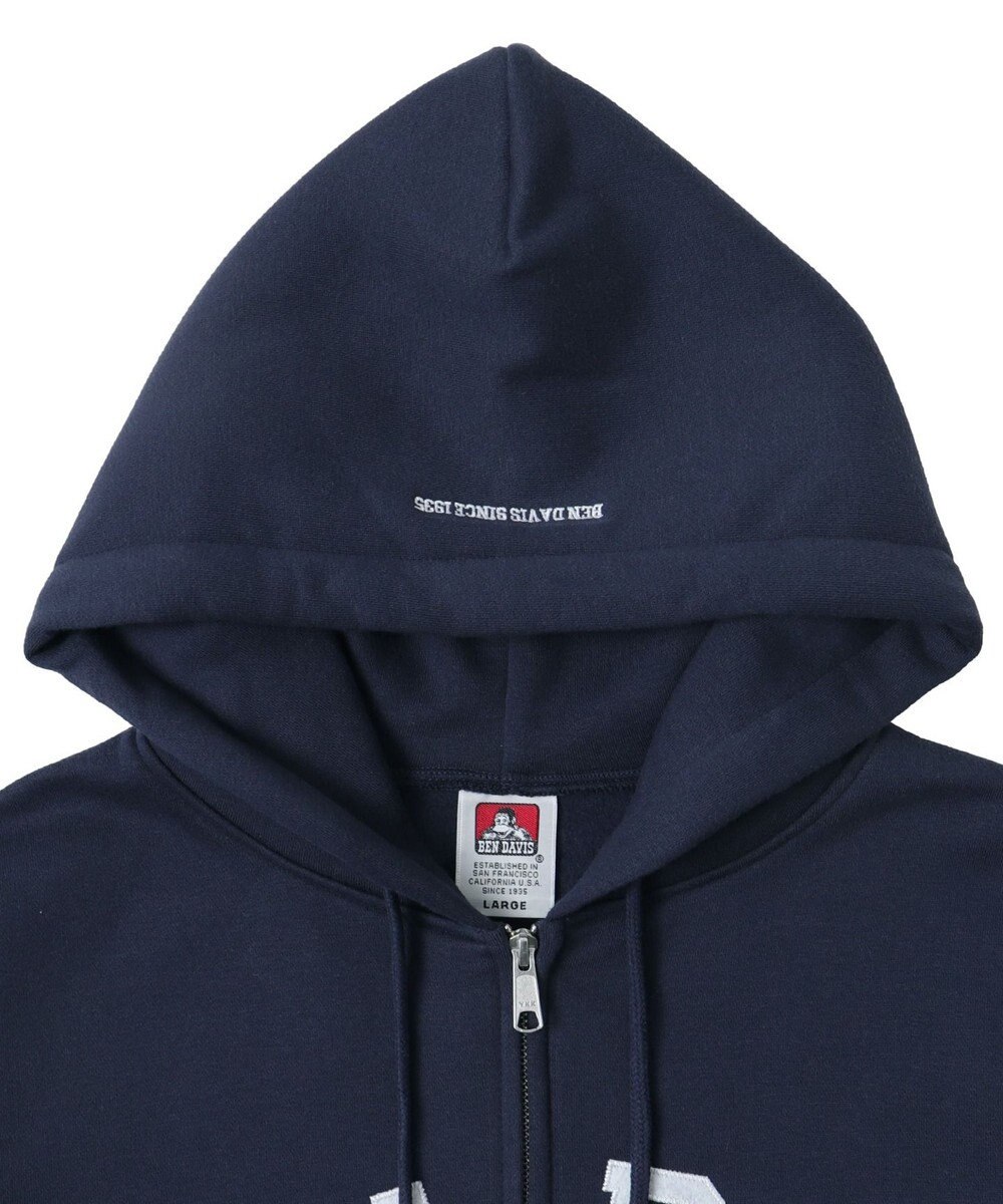 WEGO BENDAVISアーチロゴZIPパーカー 