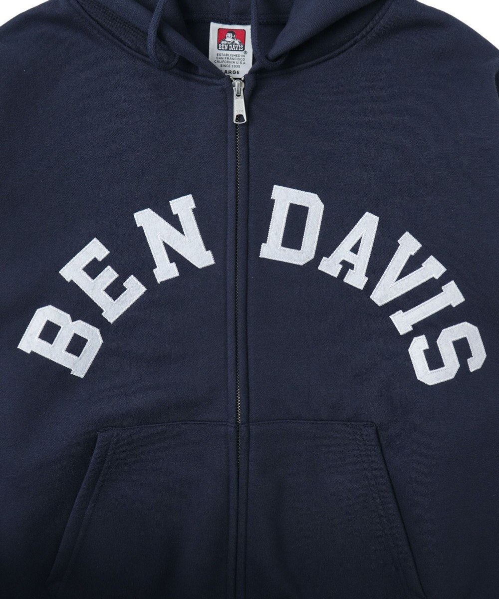 WEGO BENDAVISアーチロゴZIPパーカー 