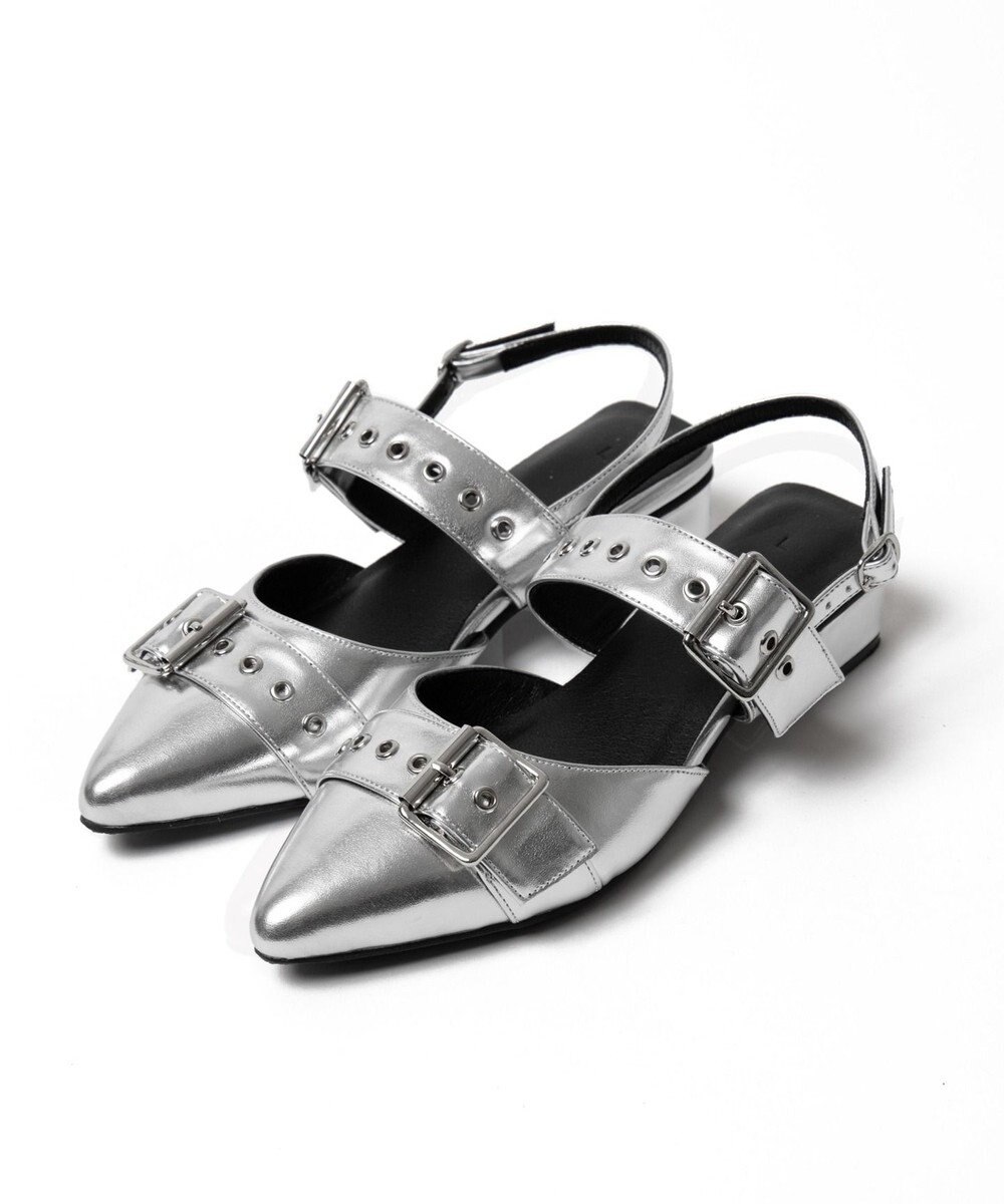 WEGO ハトメベルトポインテッドシューズ 