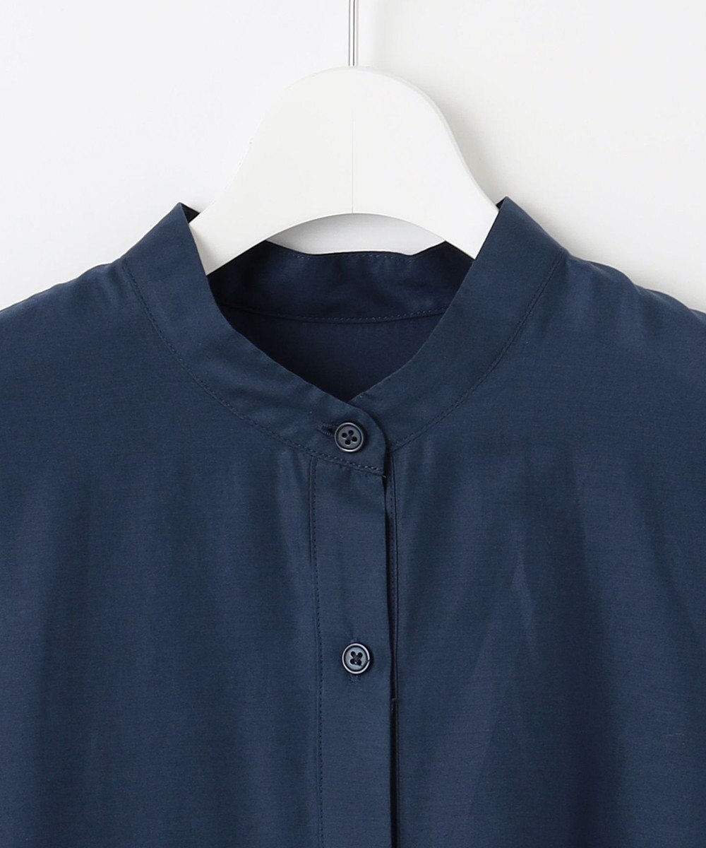 自由区 【カタログ掲載・接触冷感・洗える】エンブロイダリーローンシャツ ワンピース 