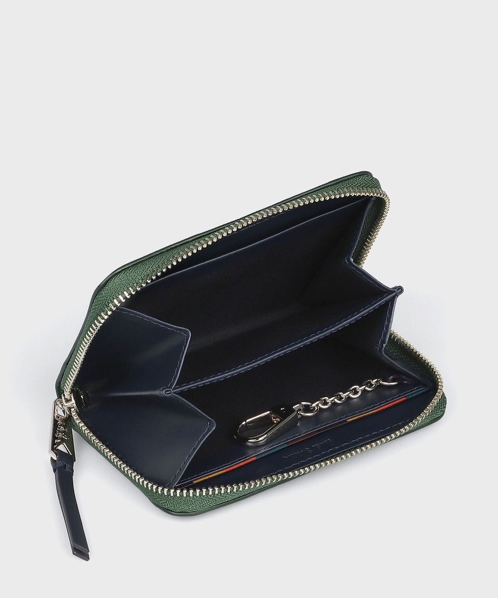 Paul Smith ブライトストライププラー カード＆コインケース 
