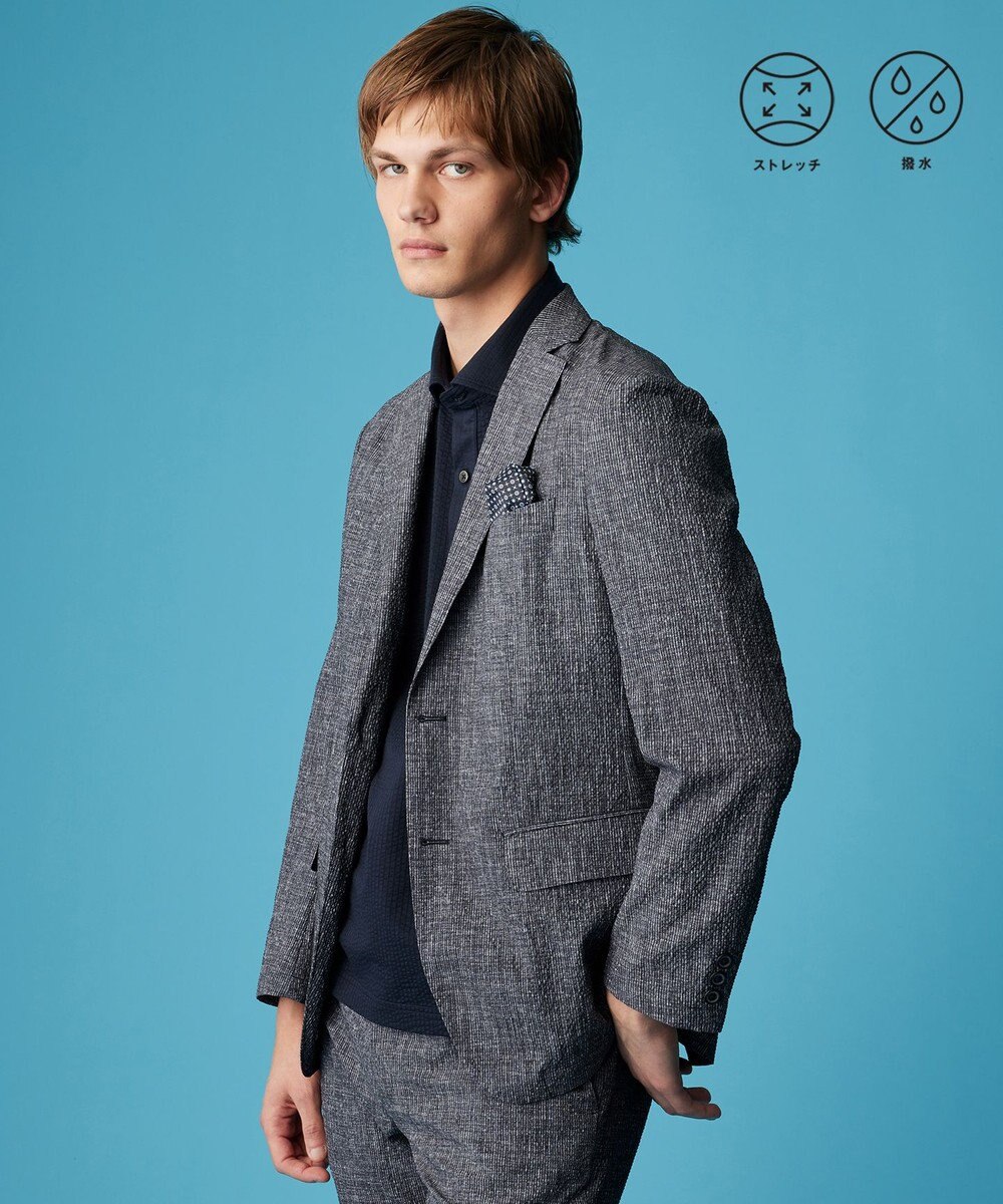 JOSEPH ABBOUD 【キングサイズ・洗える/UV/エコ撥水/26SSモデル登場】ライトウェーブライト ジャケット 