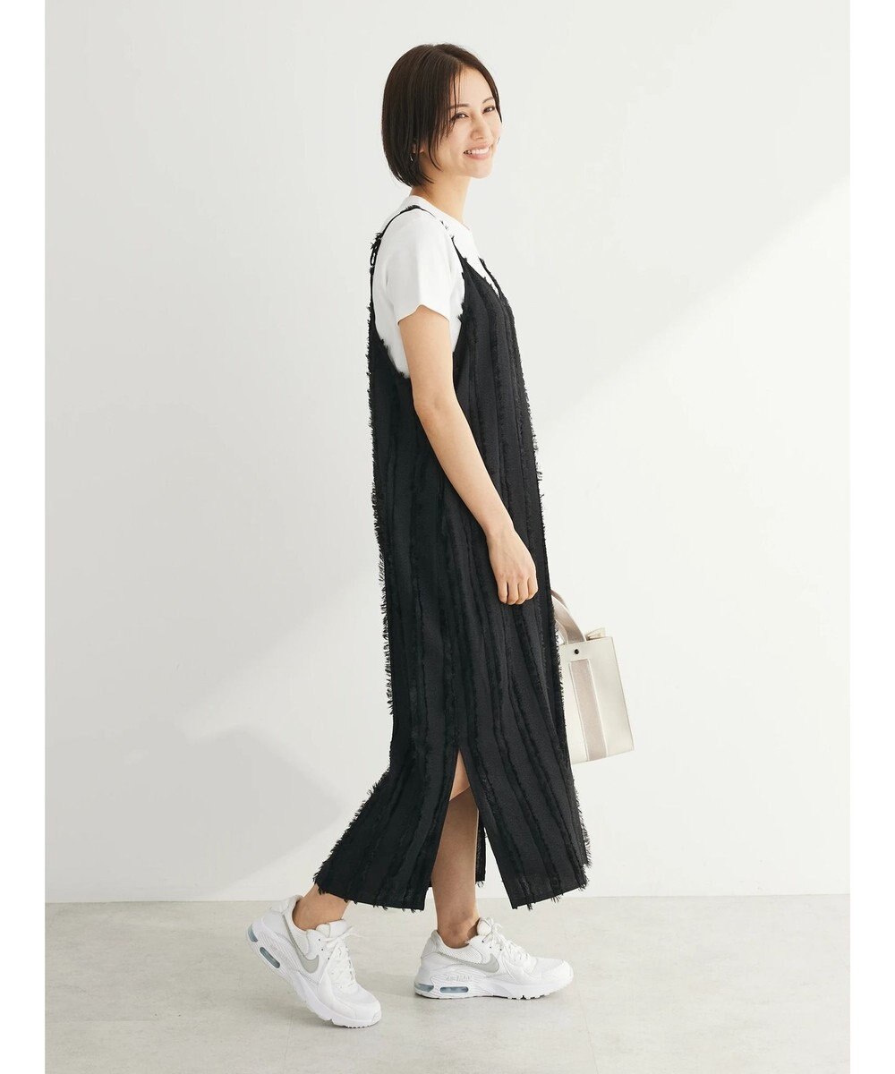 Green Parks フェザージャガードキャミワンピース 