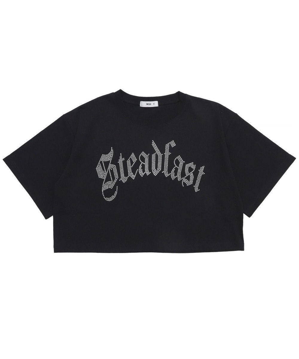 WEGO ラインストーンショートT 