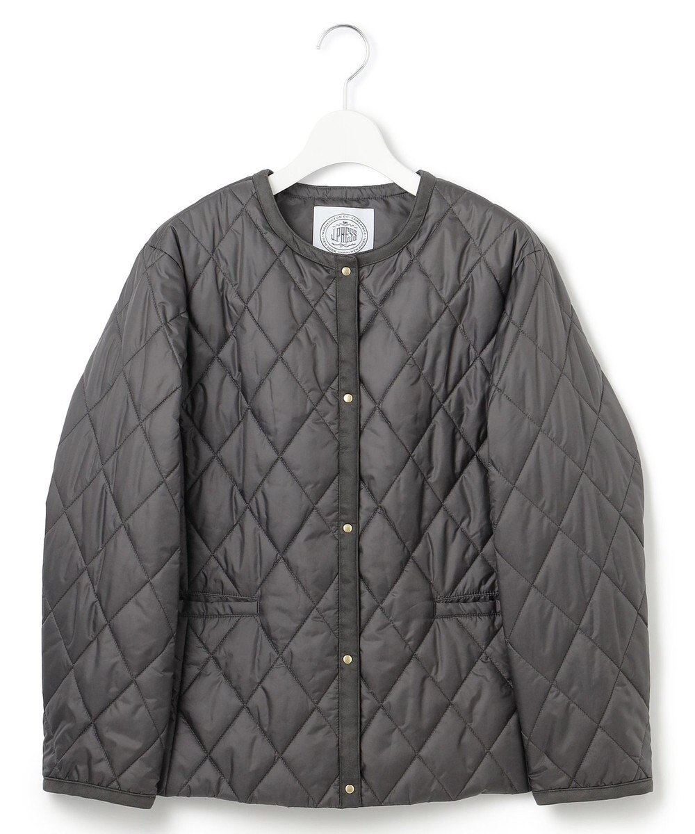 J.PRESS LADIES 【WEB限定カラーあり・洗える】コンパクトタフタキルティング ブルゾン 