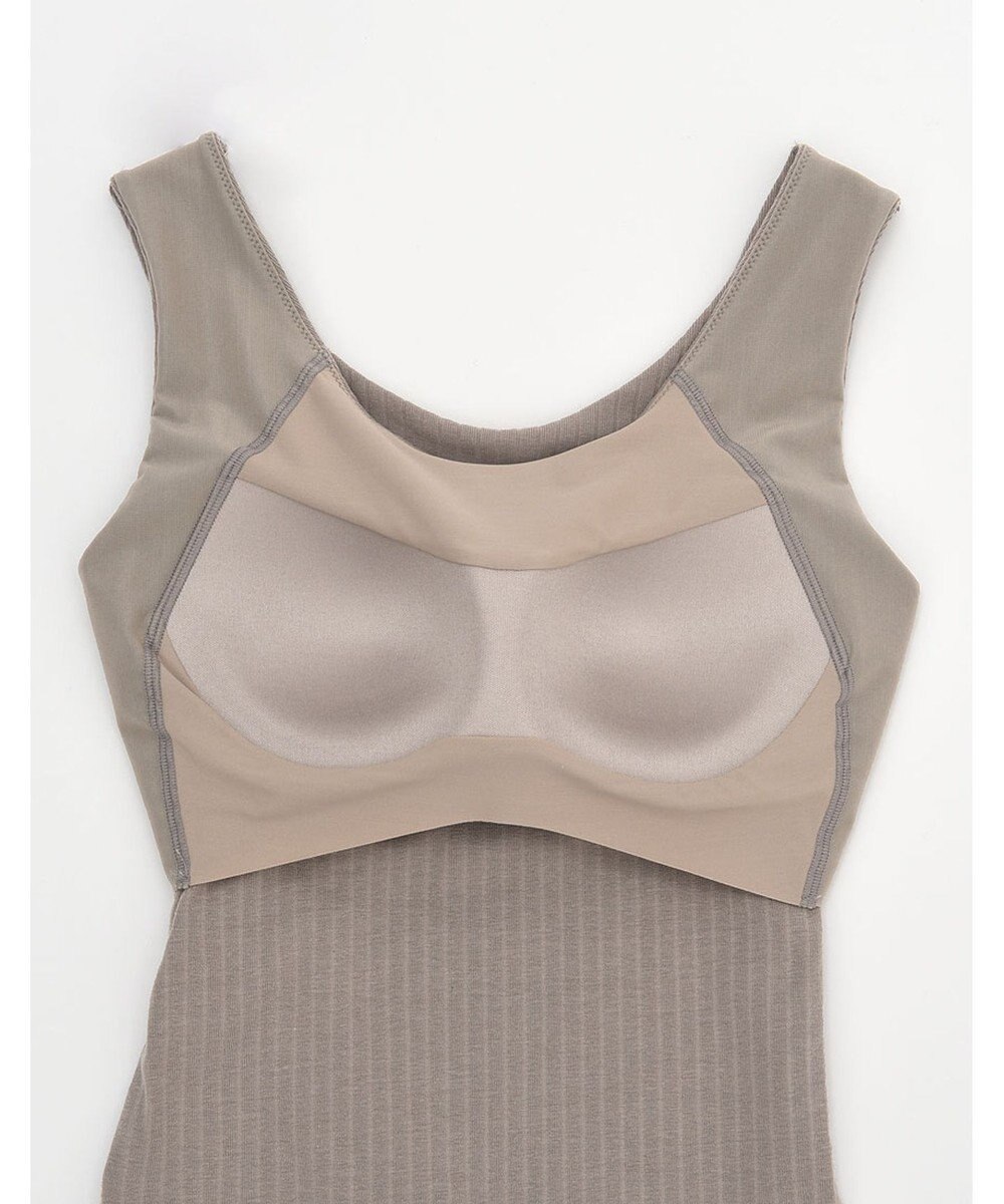 Wing カップ付きノースリーブ　【シンクロブラトップ　リブタイプ】　ラクしてきれいなシルエット　ウイング／ワコール　ET1171 