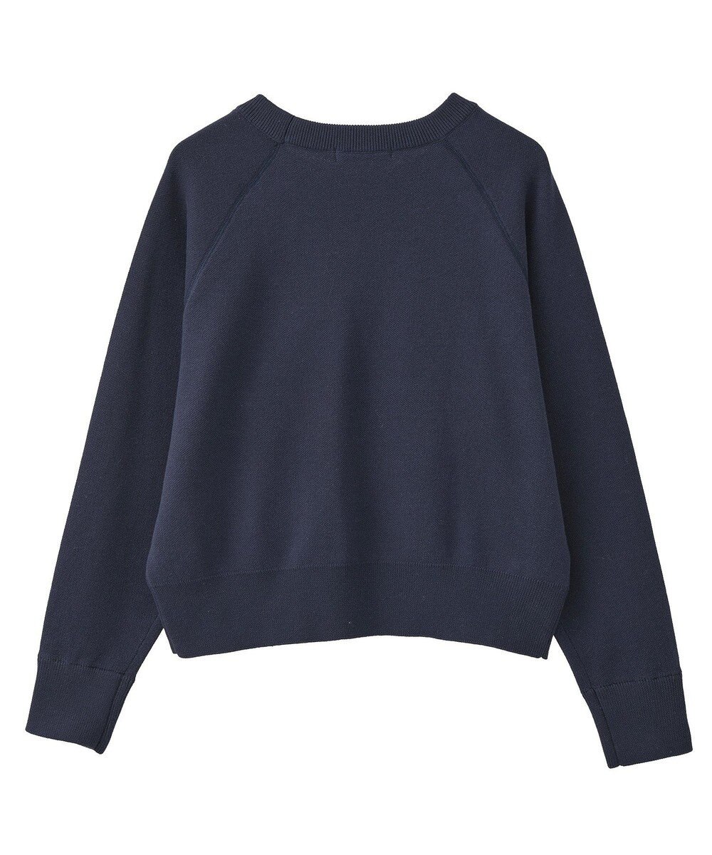 AMERICAN HOLIC ソフトコットンスウェットライクニットトップス 