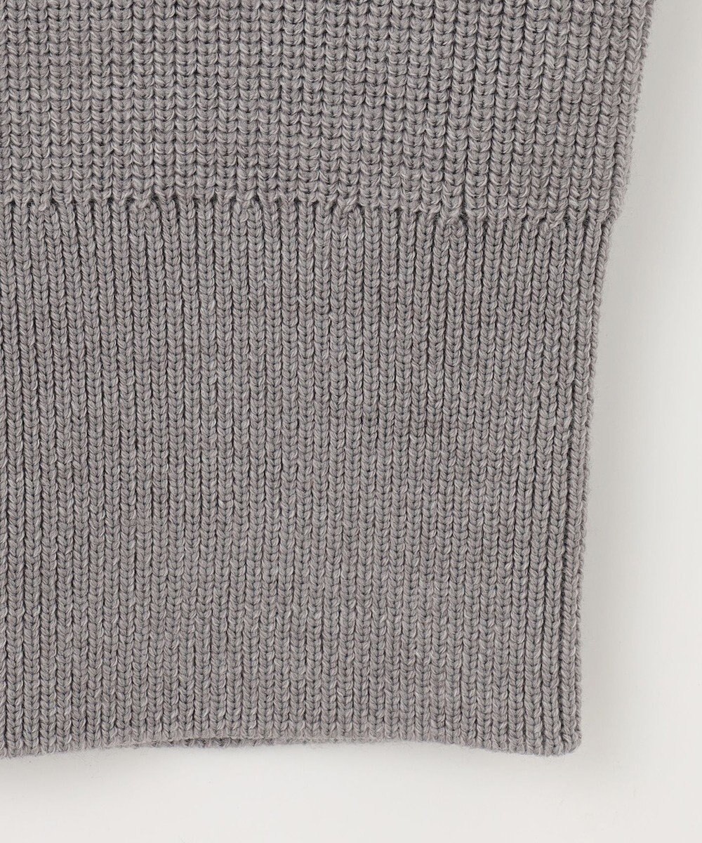 自由区 【洗える】ジップアップニット アウター 