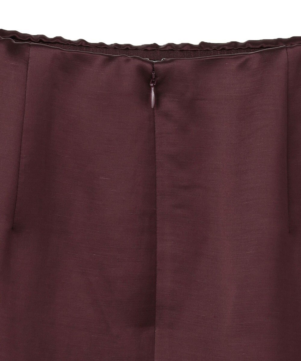 BEIGE， CASSITER / リネンブレンド サテンスカート 