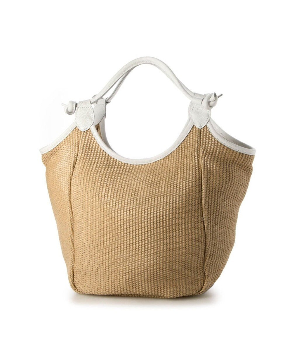 UNBILLION カシュカシュ cachecache / ポリプロピレンシート牛革付属トートバッグ 