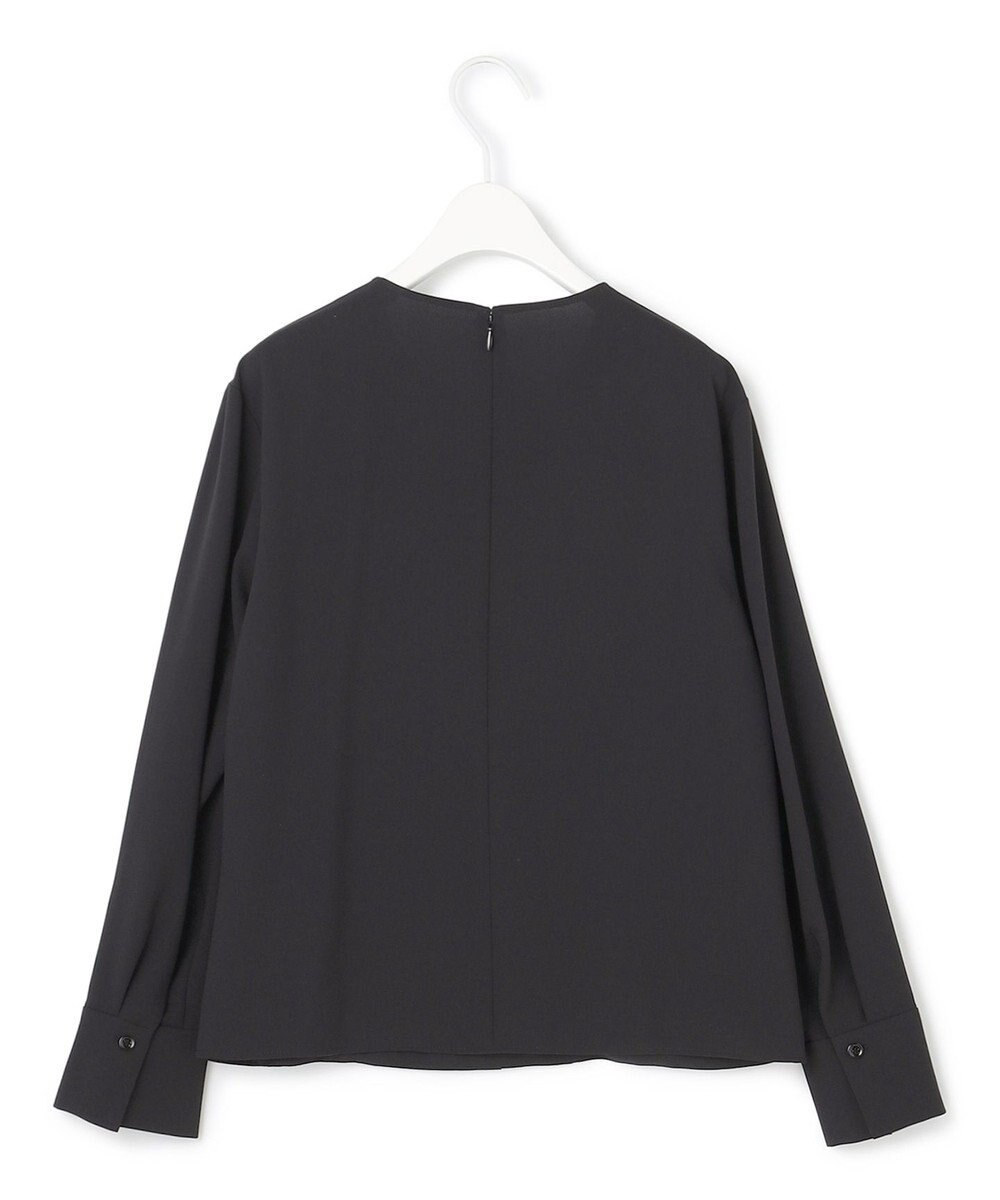 ICB 【洗える】 ストレッチジョーゼット カシュクールブラウス 