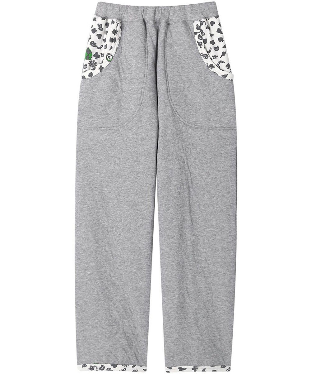 tsumori chisato SLEEP ツモリチサト ボトムス キルトニット素材(本体) あったか 長ズボン ルームウェア レディース UOW432 /ワコール 