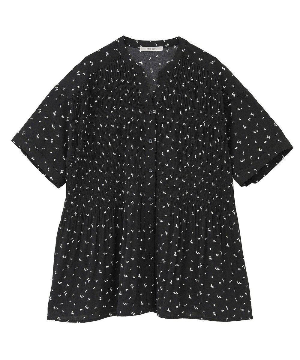 Green Parks マジョリカプリーツスキッパーブラウス 