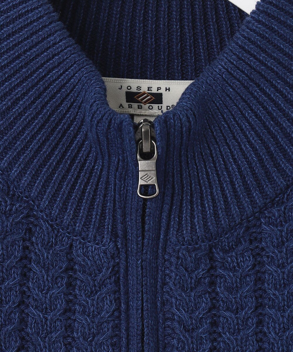 JOSEPH ABBOUD 【WEB/一部店舗限定】コットンバルキーニットブルゾン 