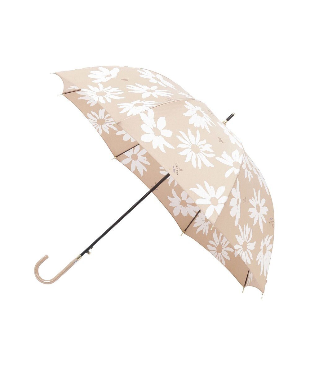 MOONBAT 【耐風】ランバン オン ブルー (LANVIN en Blue) 長傘 サテン ビッグフラワー 