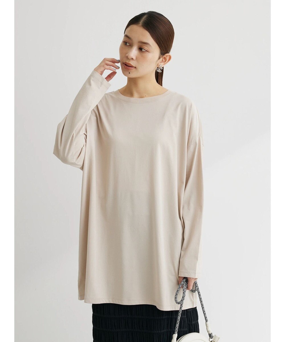 Green Parks シアーバックロゴチュニック 