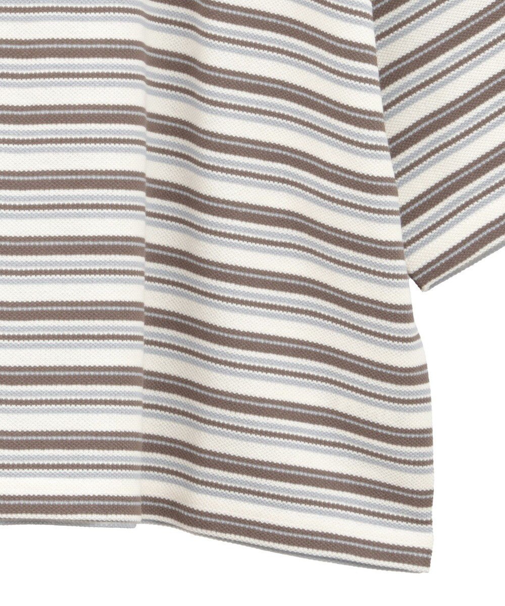 earth music&ecology レトロボーダーポロシャツ 