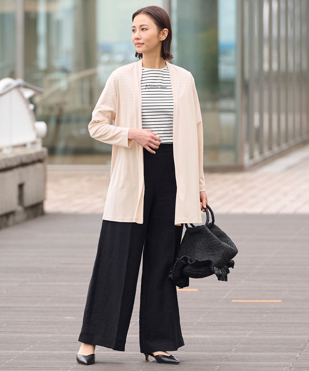 自由区 【好評につき新色追加・接触冷感・UVカット・洗える・XSサイズあり】ハンディカーディガン ロング丈 