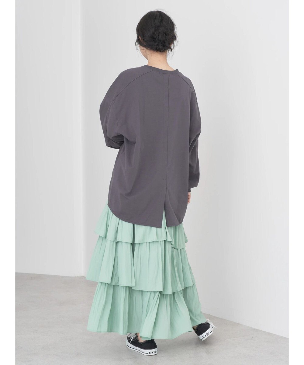 earth music&ecology フリルティアードスカート 
