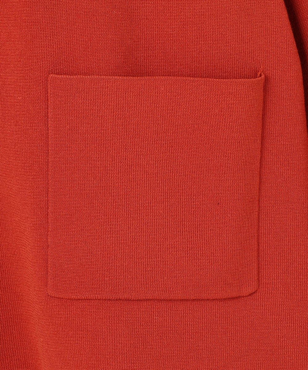 ANY スウェットライクニットカーディガン 