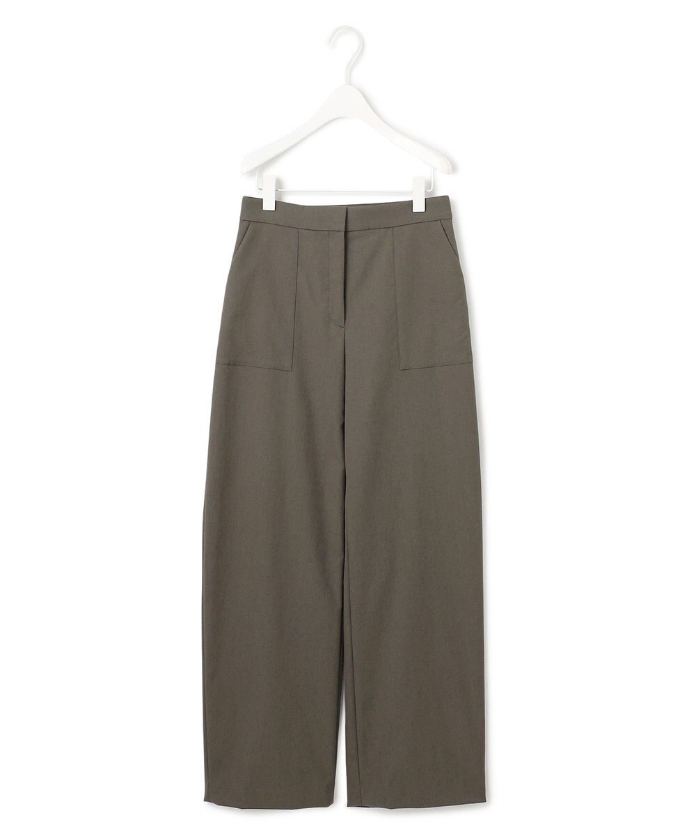 ICB 【洗える】ストレッチピーチツイル バレルパンツ 