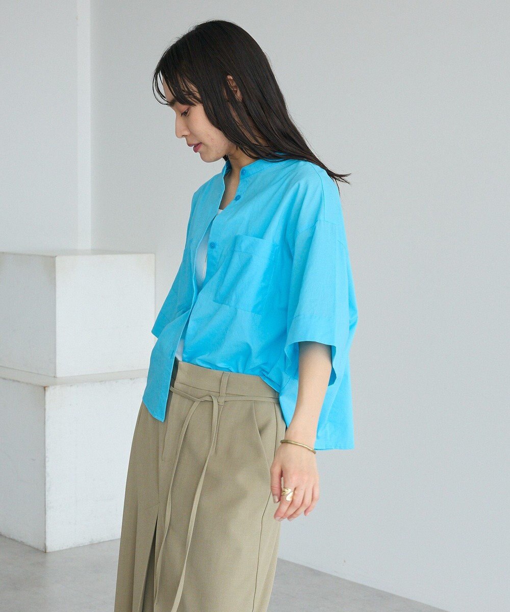 CRAFT STANDARD BOUTIQUE バックギャザーポンチョシャツ 