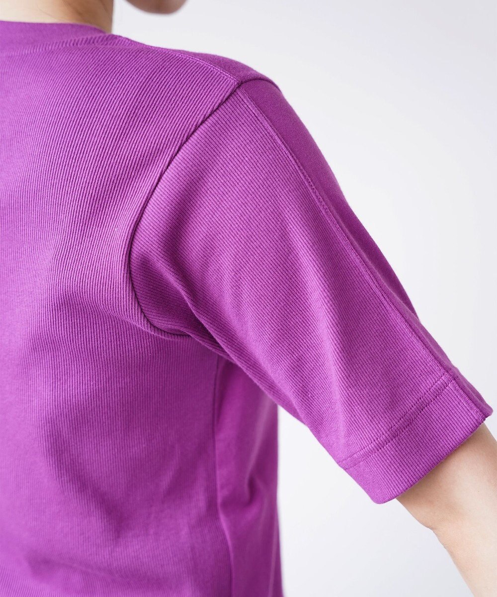 HAAG スマイルコットン BACK RIB T-SHIRTS Tシャツ 