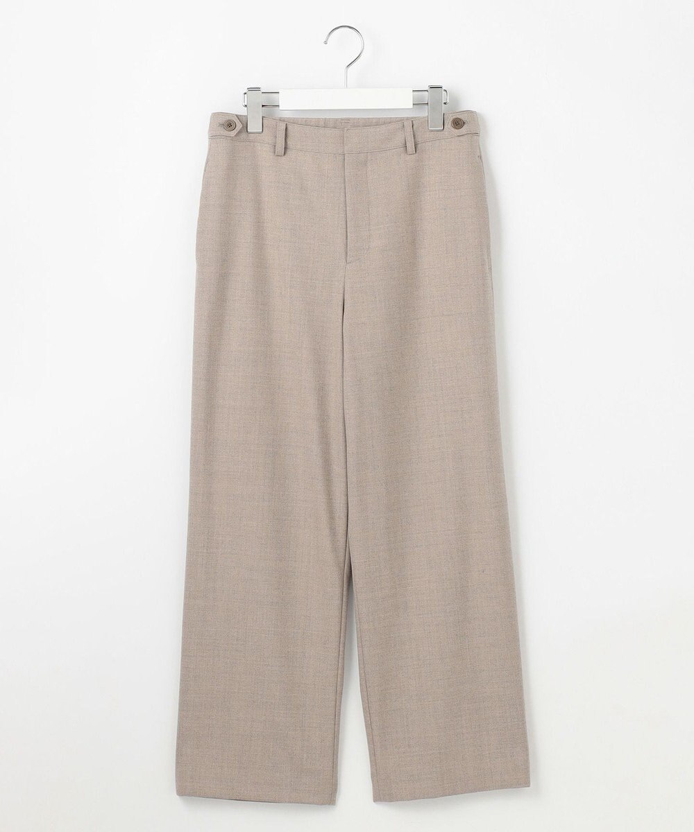 J.PRESS LADIES 【洗える】ANASTASIA milled セミワイド パンツ 