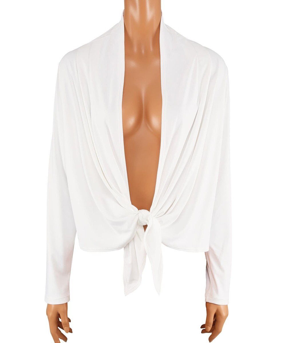 San-ai Resort（三愛水着楽園） 【UPF50＋】ショート丈羽織り　M・L【San-ai Resort（サンアイリゾート）】 