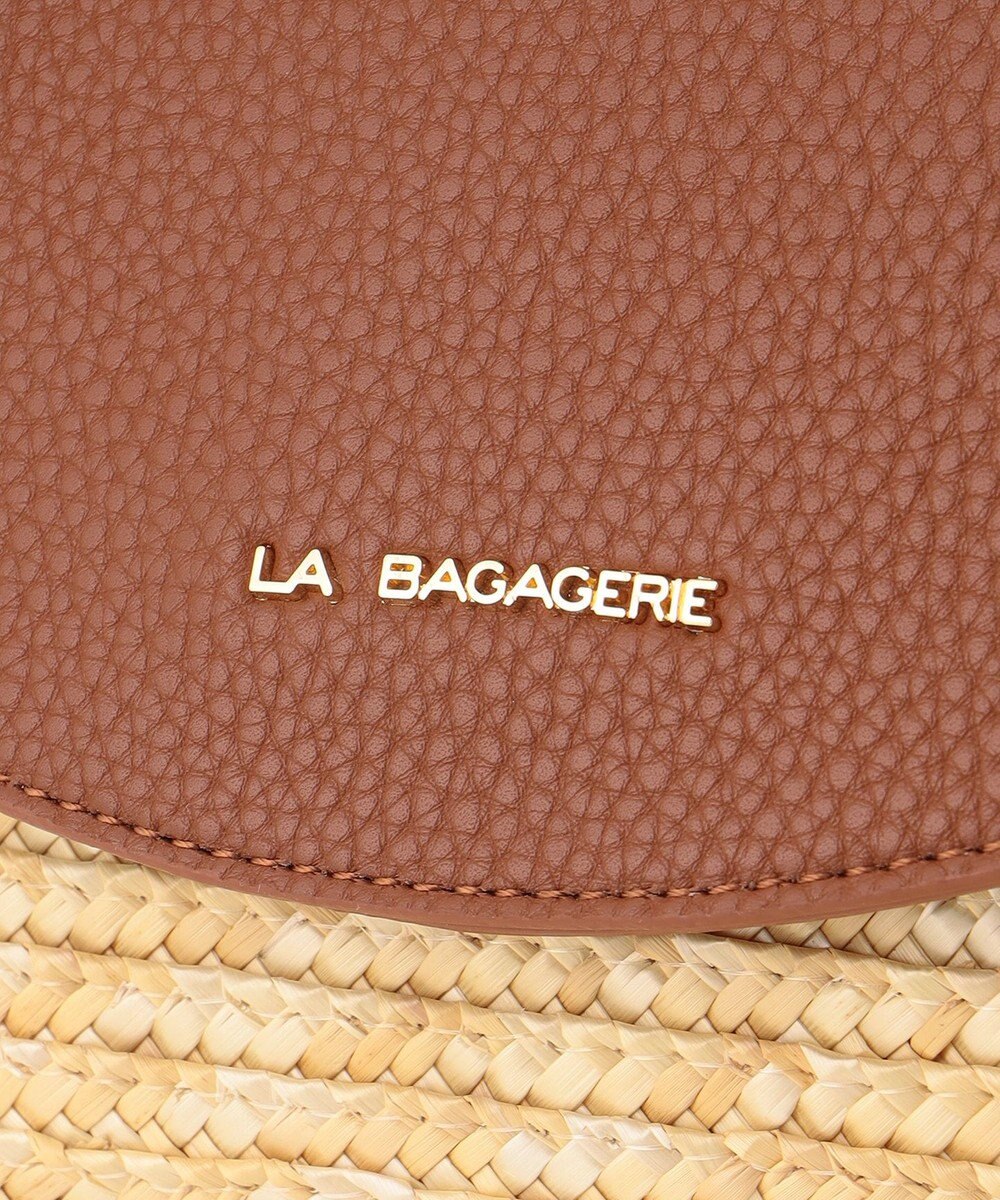 LA BAGAGERIE フラップ2WAYかごトートバッグ 
