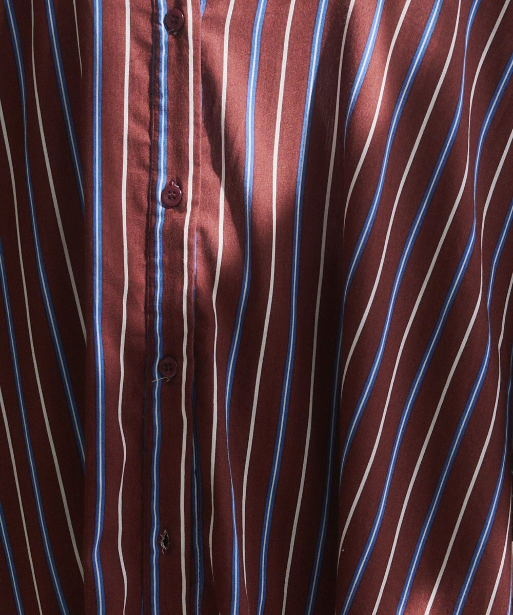 WEGO 【ANGIE VINTAGE】ボリュームスリーブ バンドカラー シャツワンピース 