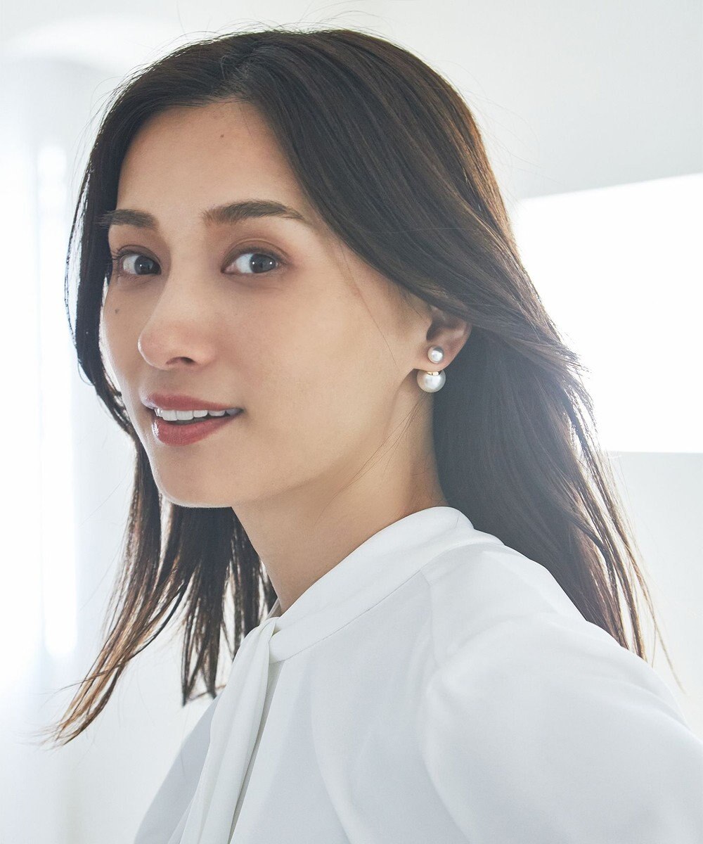 ANY 【WEB限定】パールキャッチピアス(両耳用) 