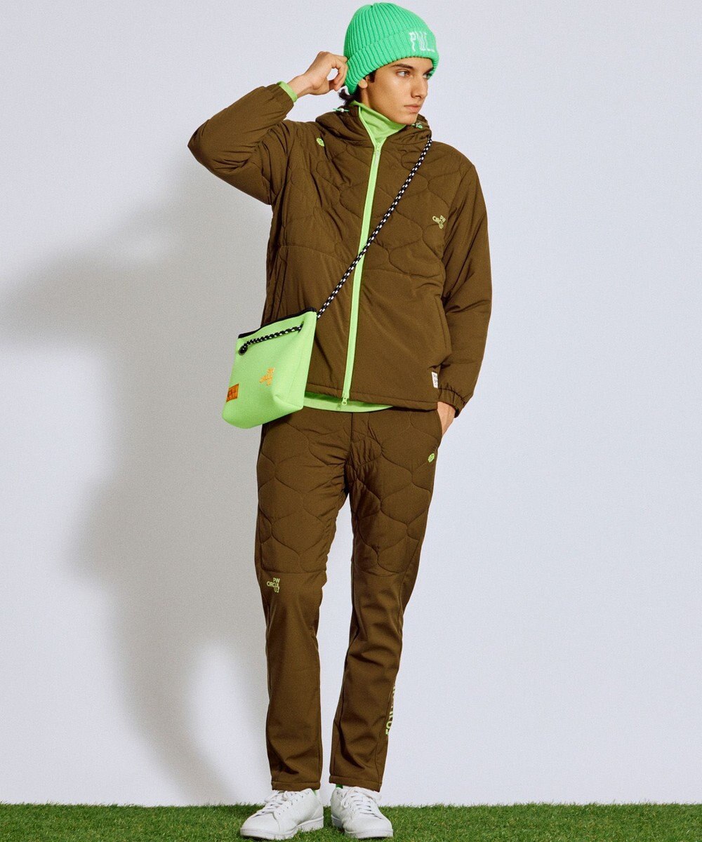 PW CIRCULUS 【撥水加工 / ストレッチ】【MEN】キルティング中綿パンツ ゴルフ 