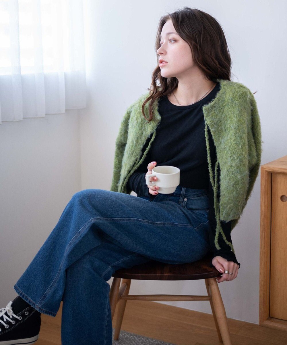 WEGO ソフトタッチクルーネックロンT 