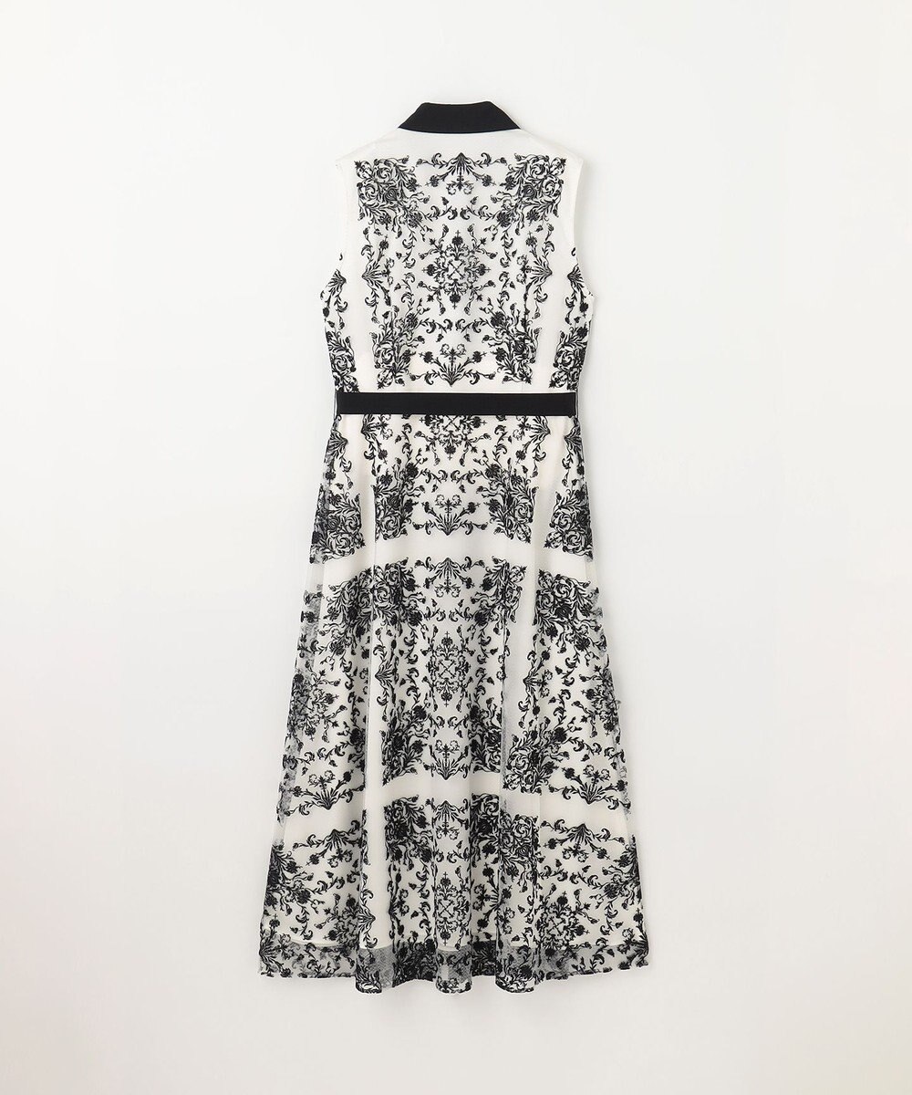 GRACE CONTINENTAL 刺繍フレアドレス 