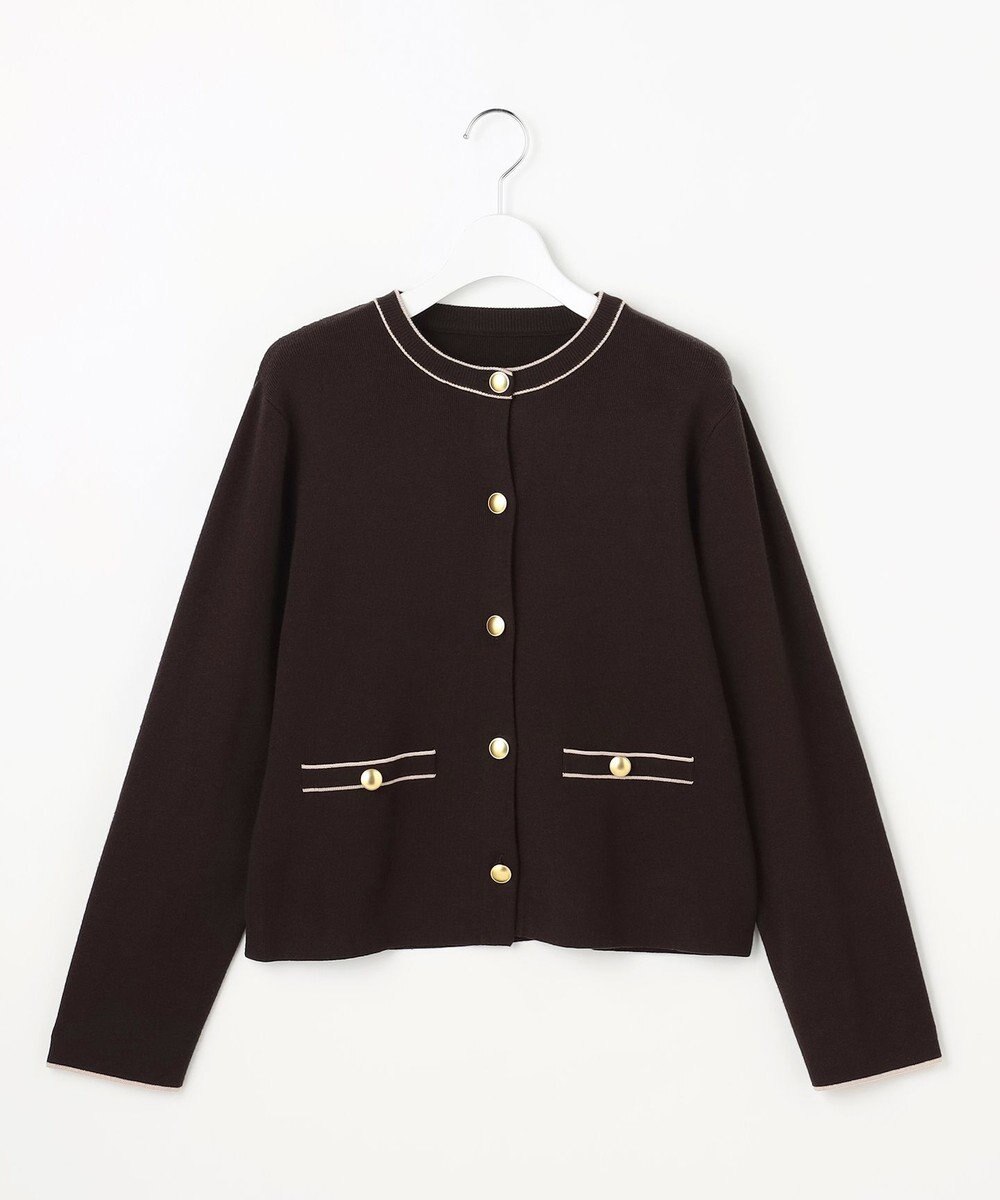 ANY SIS L CICA加工 ニット ジャケット 