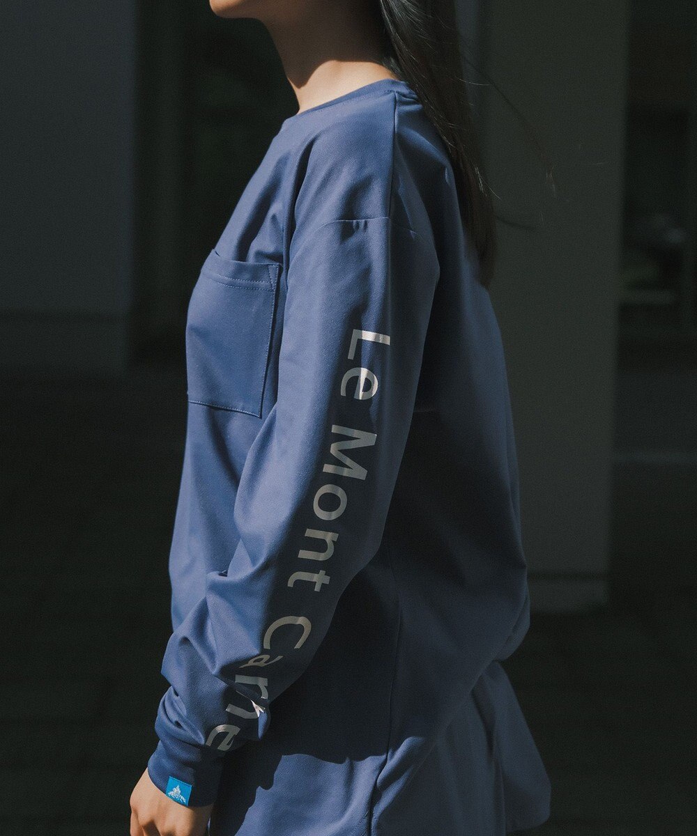 SHARE PARK LADIES 【UNISEX】吸水速乾 ショルダーロゴロングスリーブTシャツ（S・Mサイズ） 