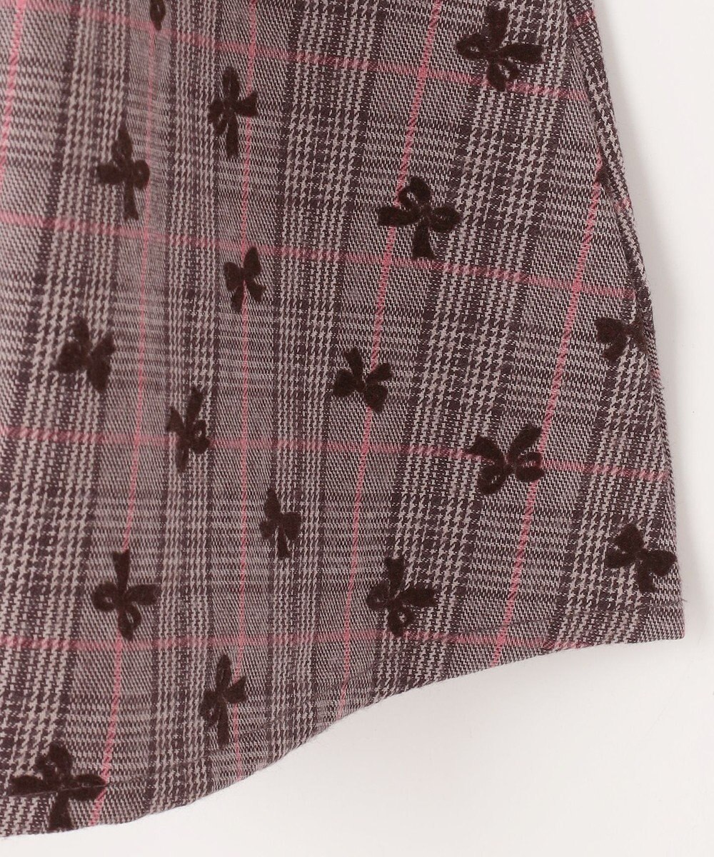 ANY KIDS チェック柄 ドッキング ワンピース 