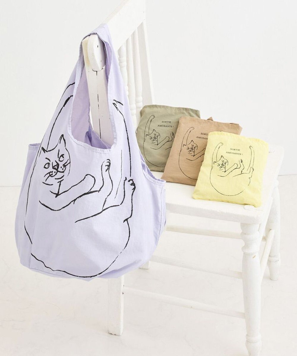 ROOTOTE 3543【ルートート】EU.ルーショッパー.ブラサガリネコ-B 