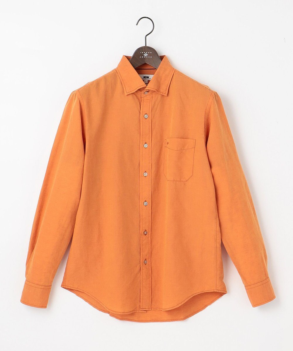 JOSEPH ABBOUD 【オーガニックコットン】リヨセルリネン シャツ 