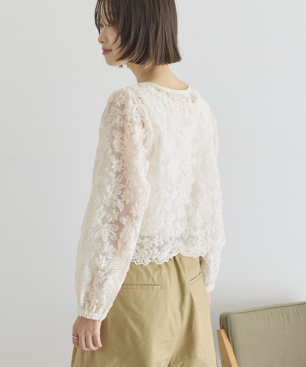 AMERICAN HOLIC 【前後2WAY】シアーレースブラウス 